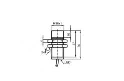 China NCN8-18GM40-N0 Inductive Sensor with NAMUR Output and IEC 61508 Compliance supplier