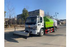 China 4x2 Chinese Mini Sweeper Truck High Pressure Road Cleaning Truck 5 Tons supplier
