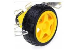 China 120mAh 4WD Smart Car Chassis Kit With DC Motor supplier