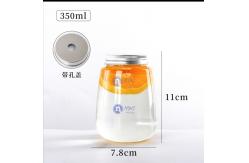 China 210mm Screw Cap 350ml Disposable Juice Containers supplier