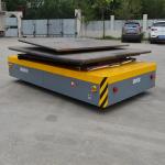 DC Motor Battery Transfer Trolley 5 Tons Heavy Load Stepless Speed Adjusting for sale