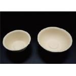 Natural Bio Bamboo Fiber Salad Bowl Disposable Unicolor Food Grade for sale