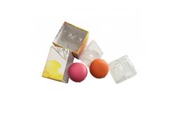 China 2pcs Nice Printing Macaron Packaging Box Kraft Paper with Plastic Inner Tray supplier