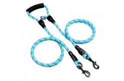 China Anti Chew Double Dog Training Lead Rope Dog Harness For 2 Dogs supplier