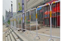 China Hot Dip Galvanized Temporary Mesh Fencing Crowd Control Barrier Barrier Stand supplier