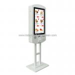 FCC Double Sided 32 Inch LCD Self Ordering Kiosk For Restaurant for sale