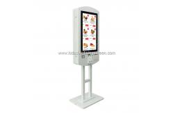 China FCC Double Sided 32 Inch LCD Self Ordering Kiosk For Restaurant supplier