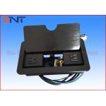 Round Corner Manual Flip Up Power Outlet With 1.5 Meter Cable Connectors for sale