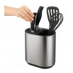 Sustainable Steel Kitchen Sink Caddy Organizer With Knife Block And Holder