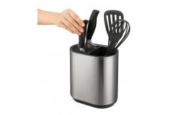 China Sustainable Steel Kitchen Sink Caddy Organizer With Knife Block And Holder supplier