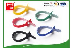 China Self Adhesive Hook And Loop Fasteners Black Cable Ties Eco - Friendly supplier