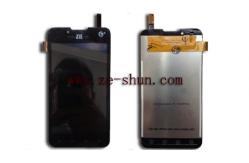 China Cell Phone LCD Screen Replacement For ZTE U877 Complete Black supplier