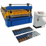 PPGI GI Roof Panel Sheet Roll Forming Machine C8 C10 C20 C21 Metal Iron Wall for sale