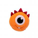 Washable 15cm Fold Plush Eye Mask Bag For Travel for sale