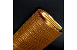 China Art Laminated Glass Interlayer Bronze Woven Mesh Pattern Designer supplier