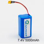 Rechargeable 7.4V Li Ion Battery 18650 21700 Lithium Ion Cell Battery Pack for sale
