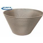 304 316 316L 6.3mm V Shape welded wedge wire Flat Screen for sale