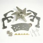 OEM Custom Stainless Steel Laser Cut Parts Sheet Metal Stamping Laser Cut Parts Zinc Plating-Coloring for sale