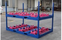 China ISO Warehouse Heavy Duty 2400 Lb Stackable Steel Pallets supplier