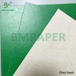Good Stiffness 1.2mm Grey Back Green Lacquered Carton Board Laminated for sale