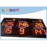 12 Inch Digit In Red Color LED Cricket Scoreboard Hanging / Mounting Installation for sale