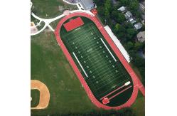 China Environmental Rubber Athletic Running Track Prefabricated System Running Track Red supplier