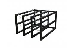 China Metal Fab Oxygen Cylinder Rack OSHA 4 Cylinder Gas Bottle Rack supplier