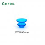 23*16*5 Mm Printing Machine Spare Parts Blue Rubber Sucker Precision Shaped