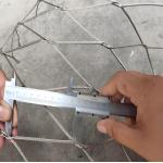 2.0MM Flexible Stainless Steel Cable Netting Resilience Flexibility Knotted Type for sale