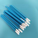 TX743 Lint Free Factory Cleaning Micro Round Dacron Polyester Swab For Cleanroom for sale