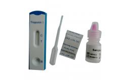 China High Accuracy 1.0ng/Ml Troponin I Rapid Test Kit 25 Cassettes / Box supplier
