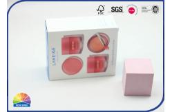 China Blue Eco Friendly Coated Paper Fold Cosmetics Box For Lipstick Matte Lamination supplier
