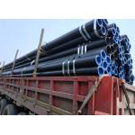 Black ASTM A53 Welded Steel Pipe Grade B For Water / Building for sale