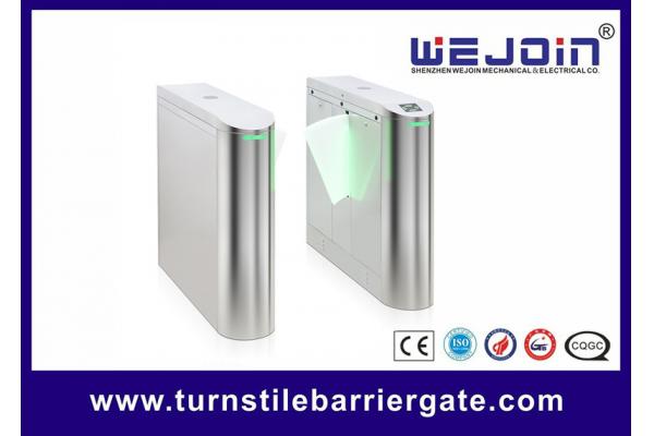 Anti Tailgating Flap Barrier Turnstile Gate With Anti Collision Function