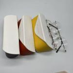 Bright-coloured Creative Irregular Magnetic Sunglasses Metal Eyeglass Case High End Splicing Customized box for sale