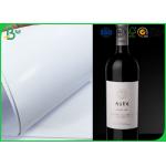 High Whiteness Jumbo Roll Paper Smooth Surface 80gsm 85gsm 90gsm For Wine Labels for sale