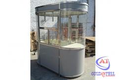 China Flexible Layout Steel 40Ft Prefab Security Kiosk House supplier