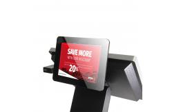 China Celeron J1900 CPU 400cd/M2 Windows POS System With 8 Inch Customer Display supplier