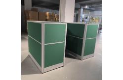 China Green Aluminum Computer Office Partition Workstation Computer Desk supplier