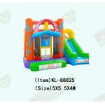 Adult Inflatable Castles With Colorful Circular Patterns
