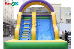 China 7x4mH Adult Inflatable Climbing Water Slides With Pool Inflatable Slide For Kids supplier