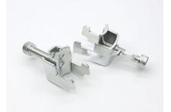 China Zinc Plated Pipe Fitting Clamps Single One Piece Assembled Strut Channel Cable Clamps supplier