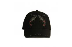 China Constructed Shape 5 Panel Baseball Cap For Women Pigment Dyed Material supplier