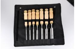 China Hand Carving Turning Wood Lathe Tool Sets Semicircle Wooden Chisel supplier