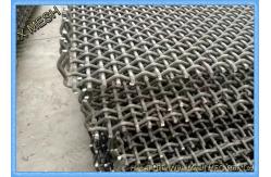 China Precision Woven Vibrating Screen Mesh With Bending Or Welding Hooks supplier