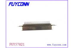 China Champ Connector 50 Pin Male PCB Mounting Connector With Screws Lock supplier