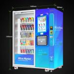Amusement Automatic Beverage Beer Box Snack Vending Machine Mumbai With Robot Arm