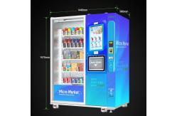 China Amusement Automatic Beverage Beer Box Snack Vending Machine Mumbai With Robot Arm supplier