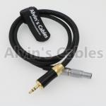 Mini Audio Arri Power Cable 5 Pin Male To Right Angle 3.5mm TRS Connector 1 Year Warranty for sale