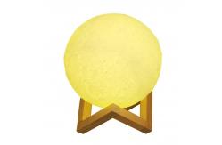 China Dimmable Touch Control Remote PLA 3D Printing Moon Lamp with 10000 Hours Lifespan supplier